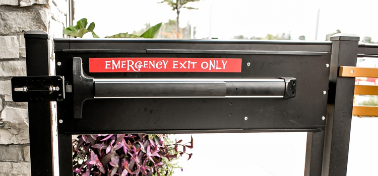 emergency push bar installation in West Rancho Dominguez