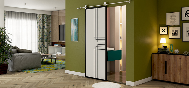 sliding bathroom door installation in West Rancho Dominguez